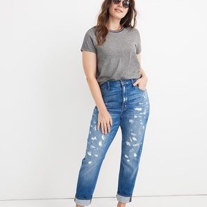 Madewell High-Rise Slim Boyjean: Painter Edition
